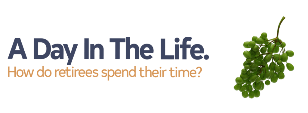 How do retirees spend their time