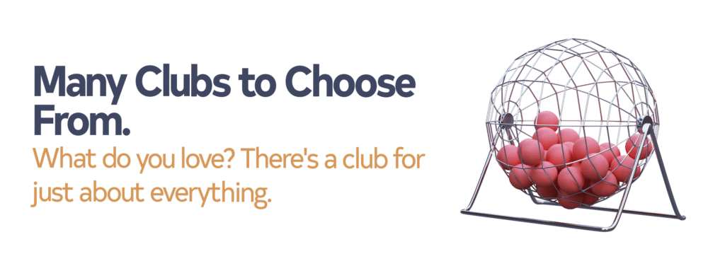 many clubs to choose from